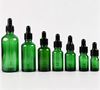 Green Dropper Essential Oil Glass Bottle