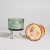Colorful Transparent Candle Cup Glass Jar