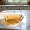 Heat-Resistant Borosilicate Glass Oven Dish