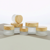 Wooden Lid Cream Jar