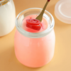 Plastic Covered Pudding Jar