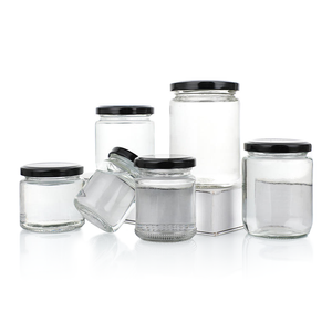 Round Honey Glass Jar