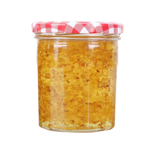 Trapezoid Glass Caviar Jar Packaging