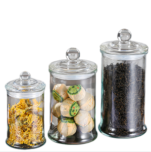 Glass Tea Storage Jar (Transparent Food Storage)