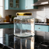 Square Glass Honey Jar Packaging